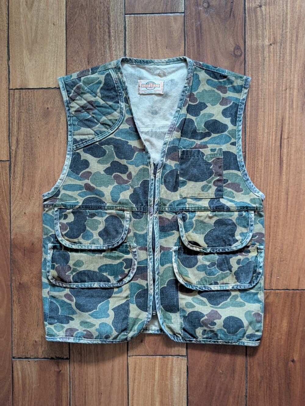 SafTbak Vintage Duck Camo Vest (M)